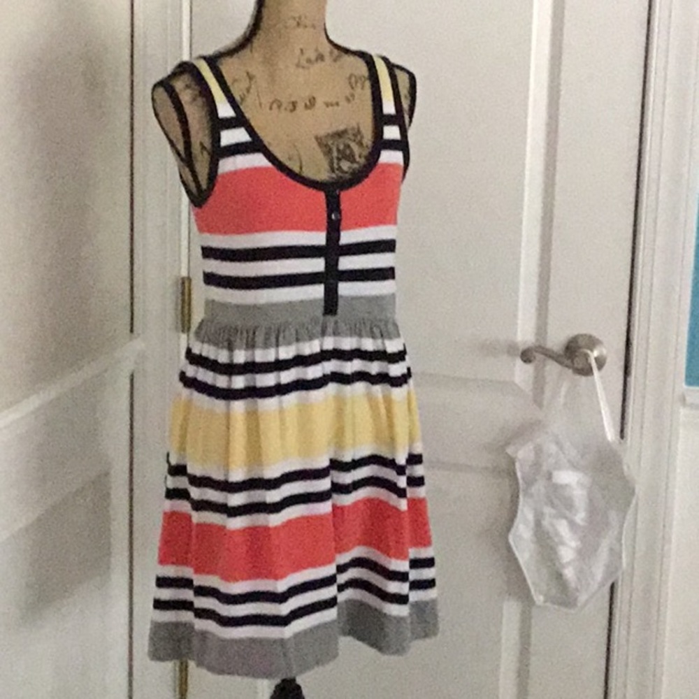 French Connection Striped Dress  NWOT